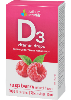 Delicious D Vitamin D3 1,000iu (Raspberry) - 15ml + BONUS