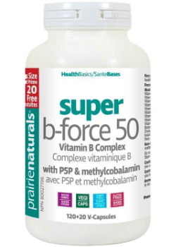 Super B-Force 50 - 120 + 20 V-Caps BONUS Size - Prairie Naturals