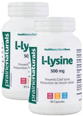 L-Lysine 500mg - 90 + 90 Caps (2 For Deal)