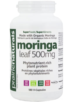Organic Moringa Leaf 500mg - 180 V-Caps