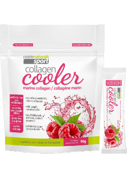 Marine Collagen Cooler (Raspberry Rain) - 6.4g x 15 Sachets - Prairie Naturals