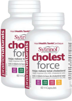 Sytrinol Cholest Force - 60 + 60 V-Caps (2 For Deal)