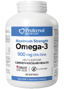 Maximum Strength Omega-3 900mg - 90 Softgels