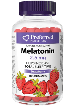 Melatonin 2.5mg (Strawberry) - 100 Gummies