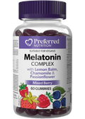Melatonin Complex (Mixed Berry) - 60 Gummies - Preferred Nutrition