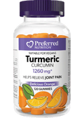 Tumeric Curcumin 1260mg (Orange) - 120 Gummies