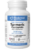 Turmeric Curcumin With BioPerine 500mg - 90 V-Caps