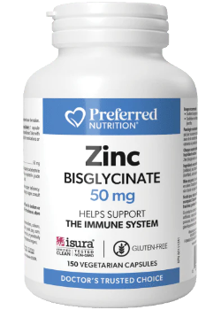Zinc Bisglycinate 50mg - 150 V-Caps