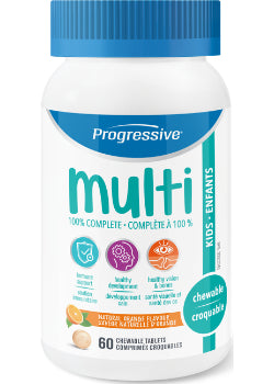 Progressive Multivitamins For Kids - 60 Chew Tabs - Progressive Nutritionals