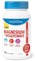 Magnesium Bisglycinate Complex 225mg - 120 + 120 Caps FREE