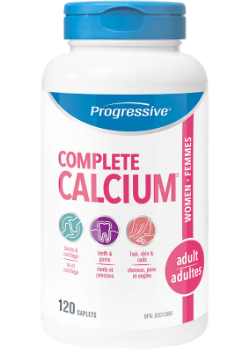 Complete Calcium For Adult Women - 120 Caplets + BONUS - Progressive Nutritional
