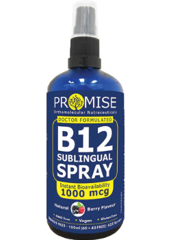B12 Sublingual Spray 1000mcg (Berry) - 100ml