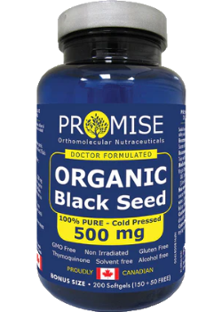 Black Seed 500mg (Organic) - 200 Softgels