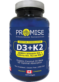 D3 + K2 - 120 Softgels