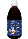 Pure Castor Oil (Organic, Glass Bottle) - 505ml