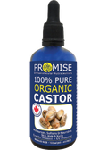 Pure Castor Oil (Organic, Glass Bottle) - 100ml