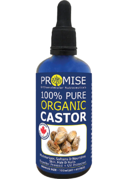 Pure Castor Oil (Organic, Glass Bottle) - 100ml