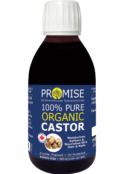 Pure Castor Oil (Organic, Glass Bottle) - 300ml