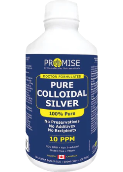 Pure Colloidal Silver 10ppm - 600ml