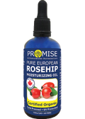 Pure European Rosehip Moisturizing Oil (Organic, Glass Bottle) - 100ml