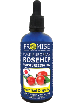 Pure European Rosehip Moisturizing Oil (Organic, Glass Bottle) - 100ml