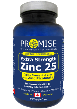 Zinc 25 Extra Strength (From Zinc Picolinate) - 60 V-Caps