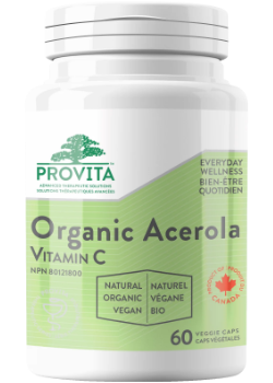 Acerola Organic Vitamin C - 60 V-Caps