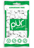 Pur Gum (Spearmint Aspartame Free) - 77g + 9 Pieces FREE