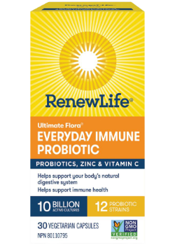 Ultimate Flora Everyday Immune Probiotic 10 Billion - 30 V-Caps - Renew Life