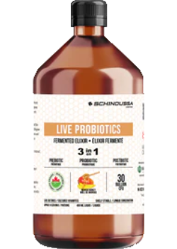Live Probiotics Fermented Elixir (Mango Honey) - 480ml - Schinoussa