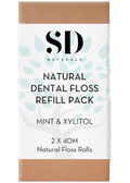 Dental Floss Refill (Mint & Xylitol) - 2 x 40m