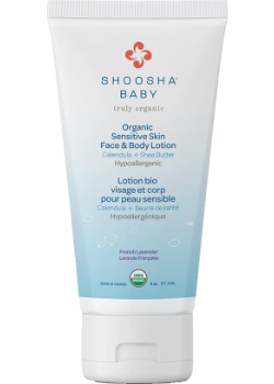 Organic Sensitive Skin Face & Body Lotion (French Lavender) - 177.4ml