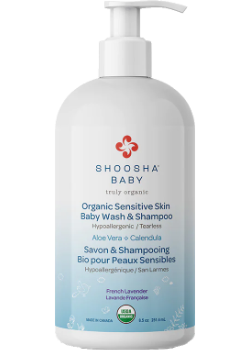 Organic Sensitive Skin Baby Wash & Shampoo (French Lavender) - 251.4ml