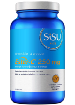 Ester-C Kids 250mg (Orange Stars) - 120 Chew Tabs - Sisu