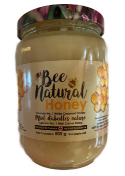 Bee Honey Canada No. 1 White Creamy Honey (Natural Raw-Unpasturized) - 500g