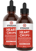 Strauss Heart Drops - 100 + 100ml (2 For Deal)