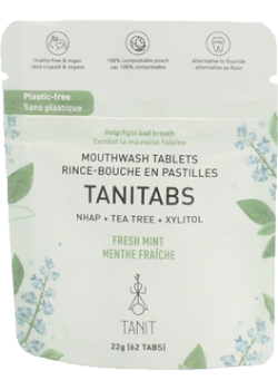 Tanitabs Mouthwash Tablets (Fresh Mint, Pouch) - 62 Tabs