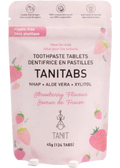 Tanitabs Toothpaste Tablets (Strawberry, Pouch) - 124 Tabs