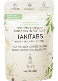 Tanitabs Toothpaste Tablets (Fresh Mint With Charcoal, Pouch) - 124 Tabs