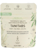 Tanitabs Toothpaste Tablets (Fresh Mint With Charcoal, Pouch) - 62 Tabs