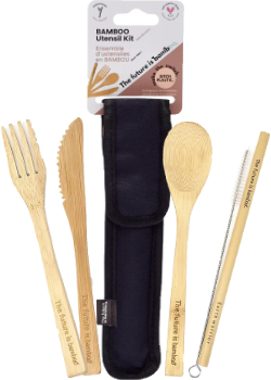 Bamboo Utensil Kit - 1 Kit