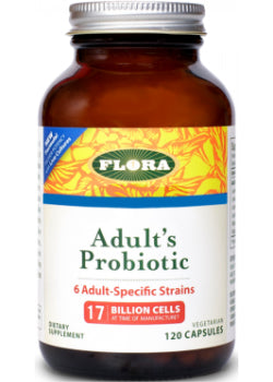 Adult Probiotic 17 Billion - 120 V-Caps + BONUS