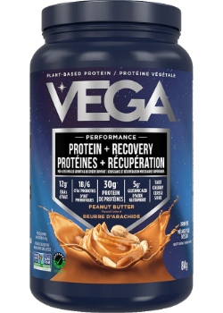Vega Performance Protein + Recovery (Peanut Butter) - 814g + BONUS