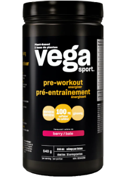 Vega Pre-Workout Energizer (Berry) - 540g + BONUS