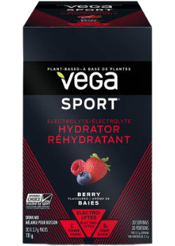 Vega Sport Electrolyte Hydrator (Berry) - 30 x 3.7g Packets