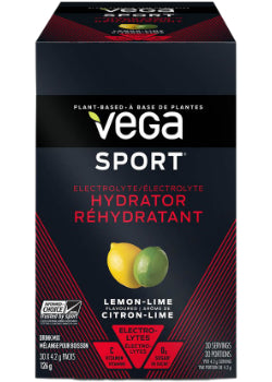 Vega Sport Electrolyte Hydrator (Lemon Lime) - 30 x 4.2g Packets
