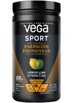 Vega Pre-Workout Energizer (Lemon Lime) - 540g + BONUS