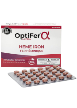 OptiferA Alpha Heme Iron - 30 Tabs
