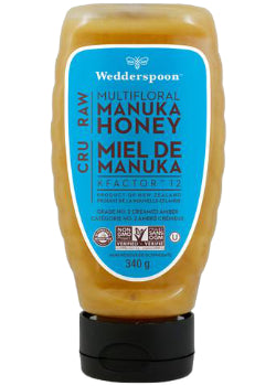 Multifloral Raw Manuka Honey (Kfactor12) Squeeze Jar - 340g