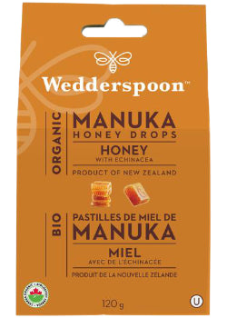 Organic Manuka Honey Drops (Echinacea) - 120g